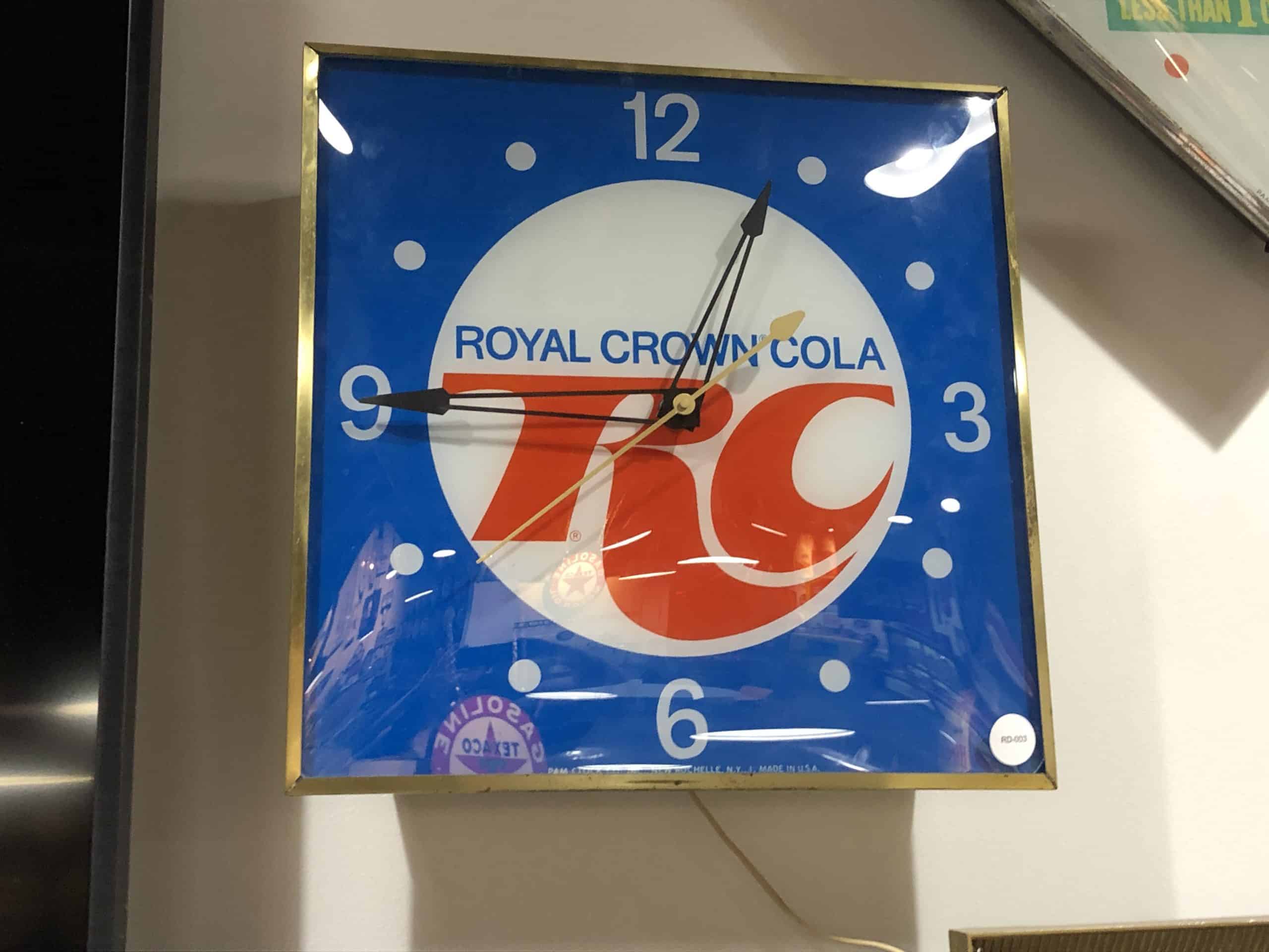 RC Cola Lighted Clock