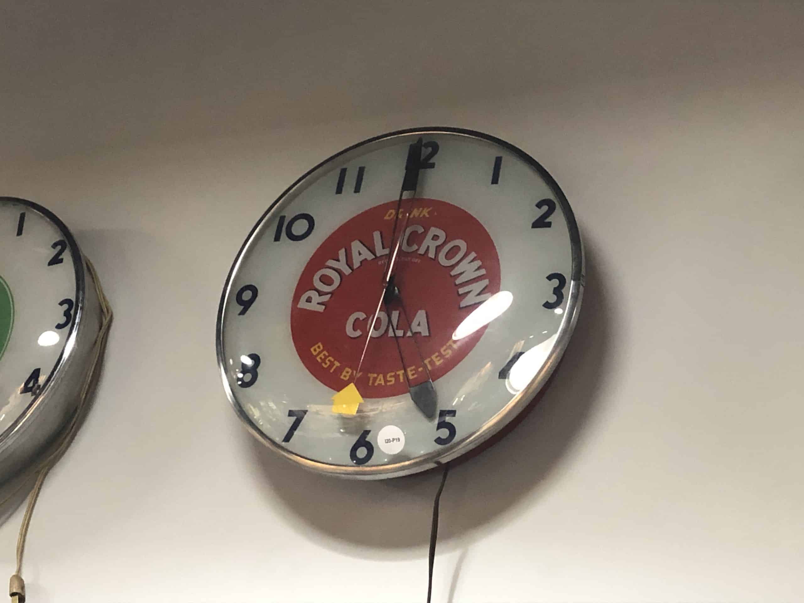 Royal Crown Cola Lighted Clock