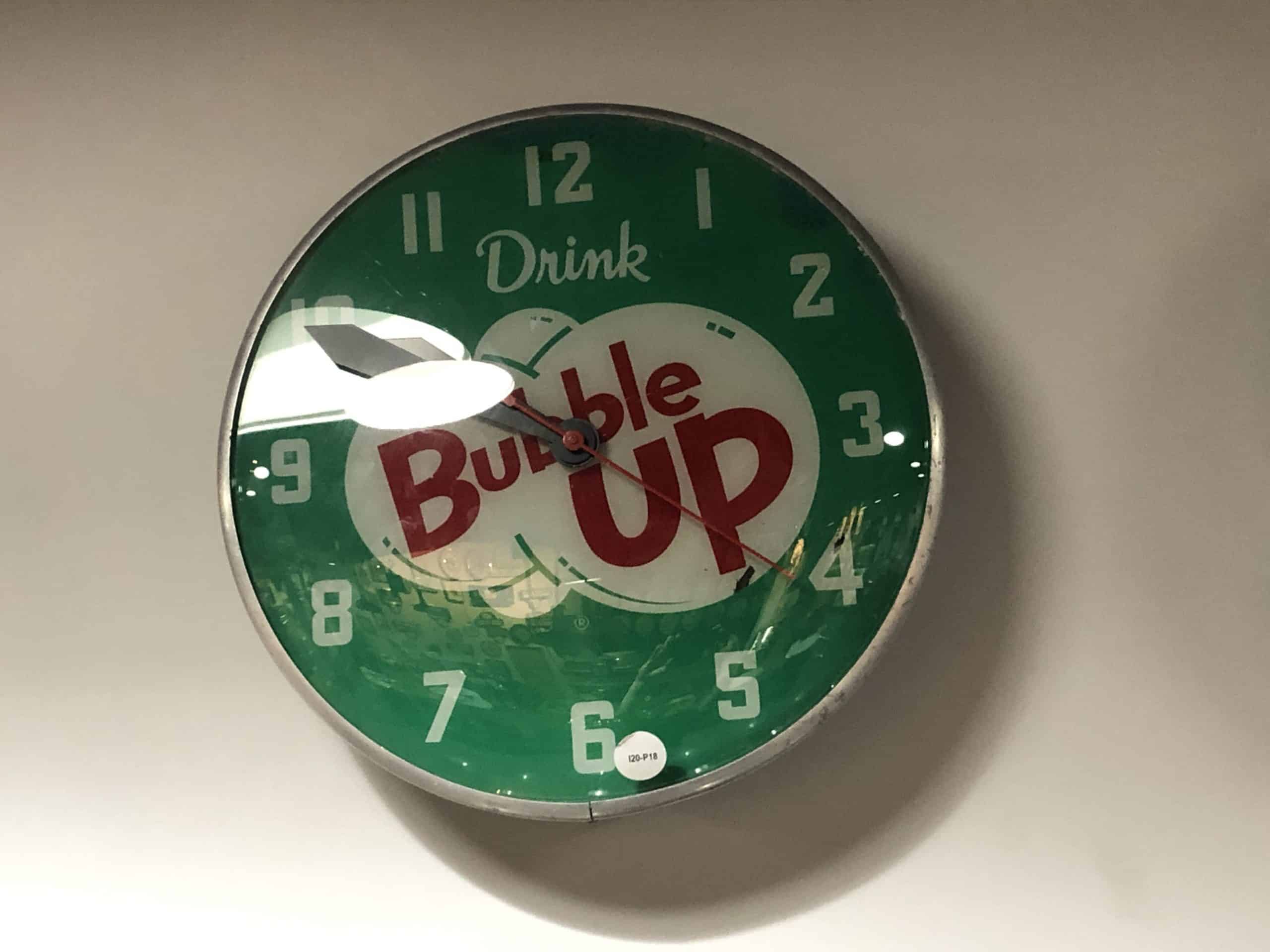 Bubble Up Lighted Clock