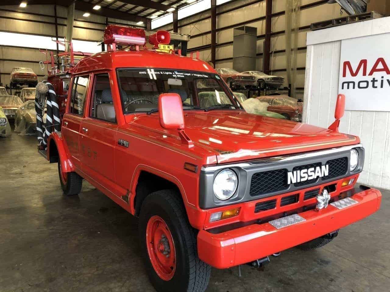 1991 Nissan Safari Fire Truck  - U0351