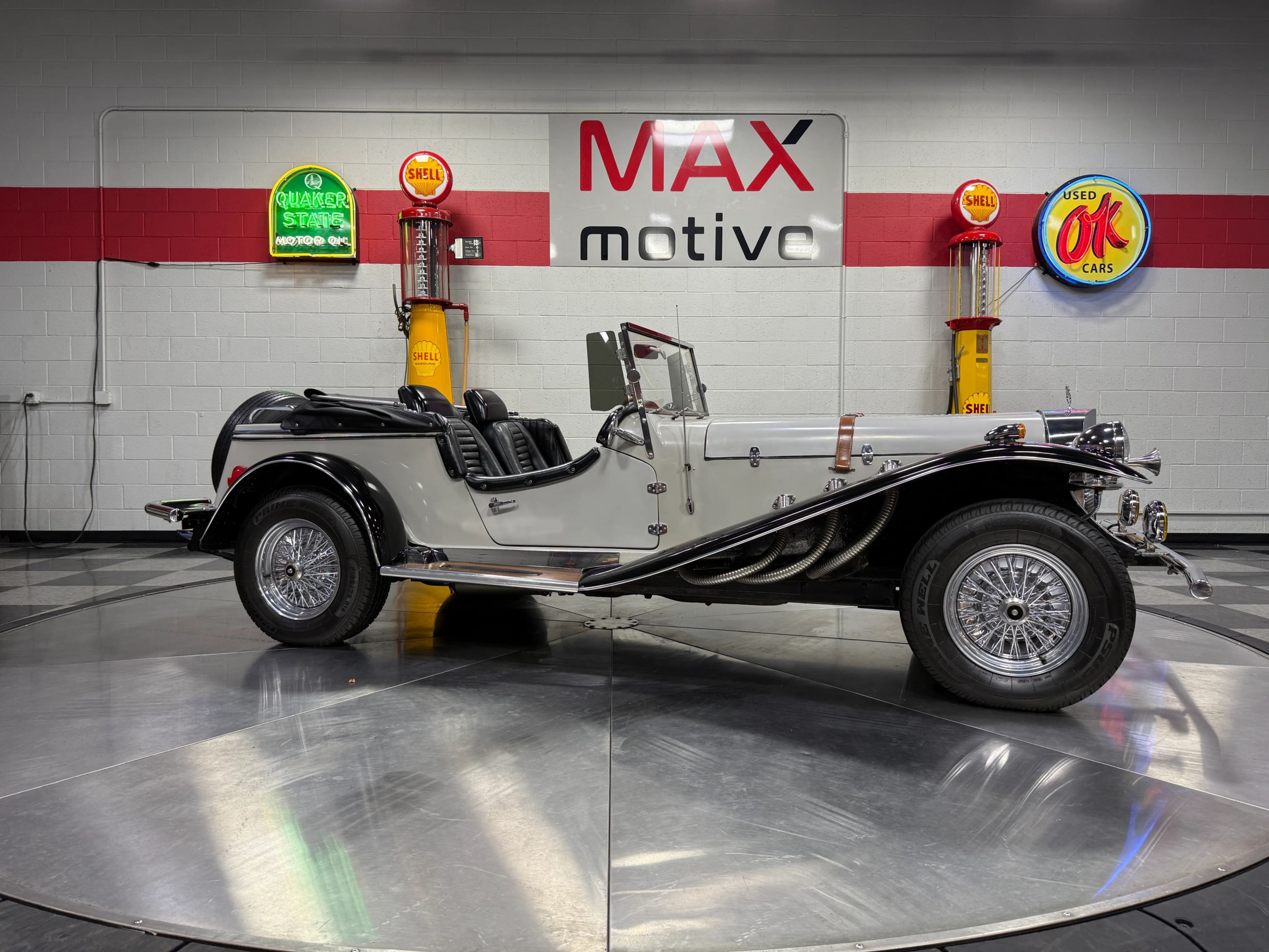 1929 Mercedes Benz SSK Gazelle Replica BLACK