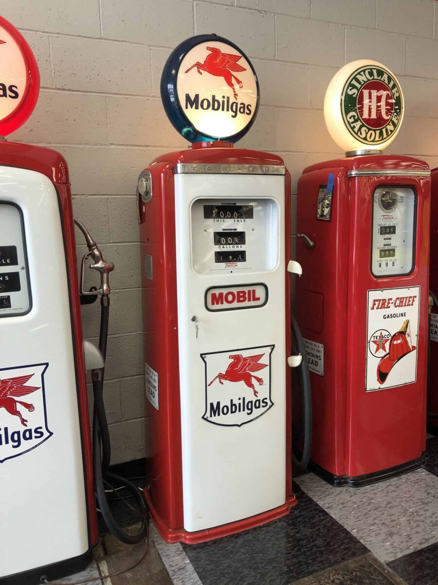 Vintage Mobilgas Tokheim Gas Pump