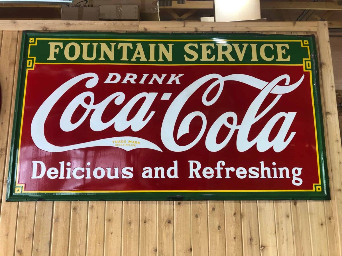 Coca-Cola Porcelain Sign