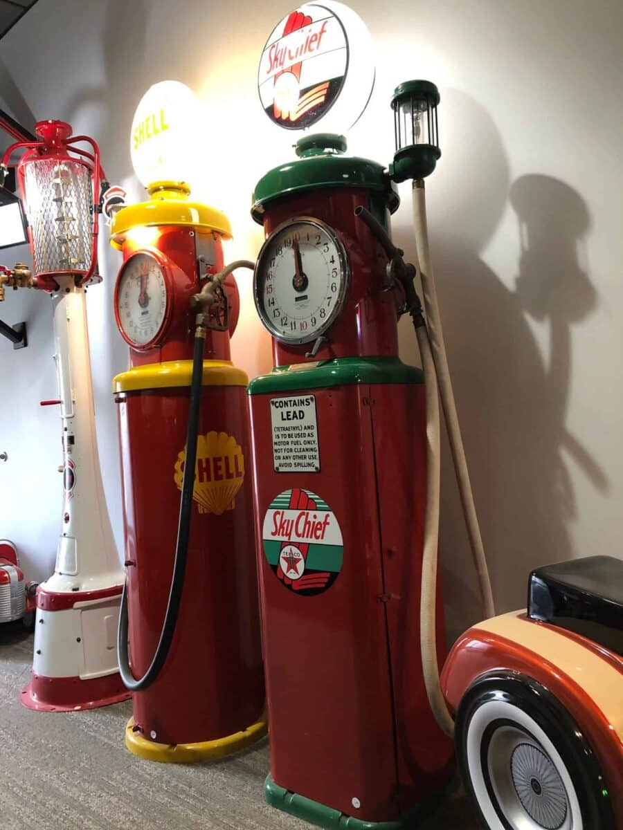 Texaco Sky Chief Clock Face Gas Pump