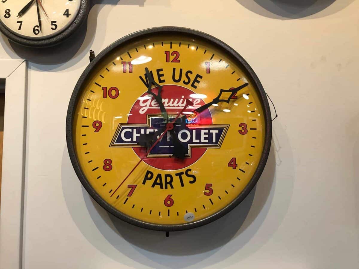 Chevrolet Parts Clock