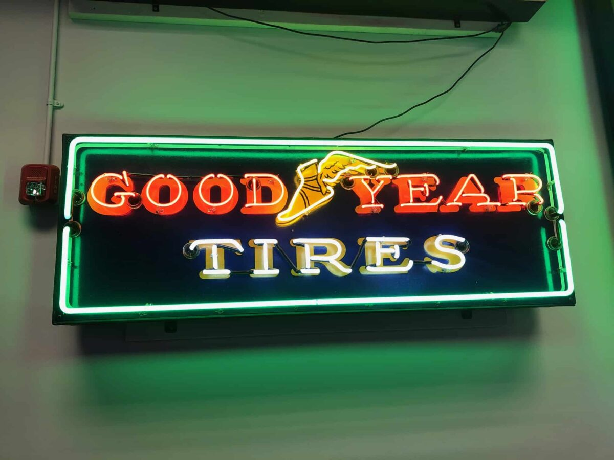 Goodyear Tires Neon Sign