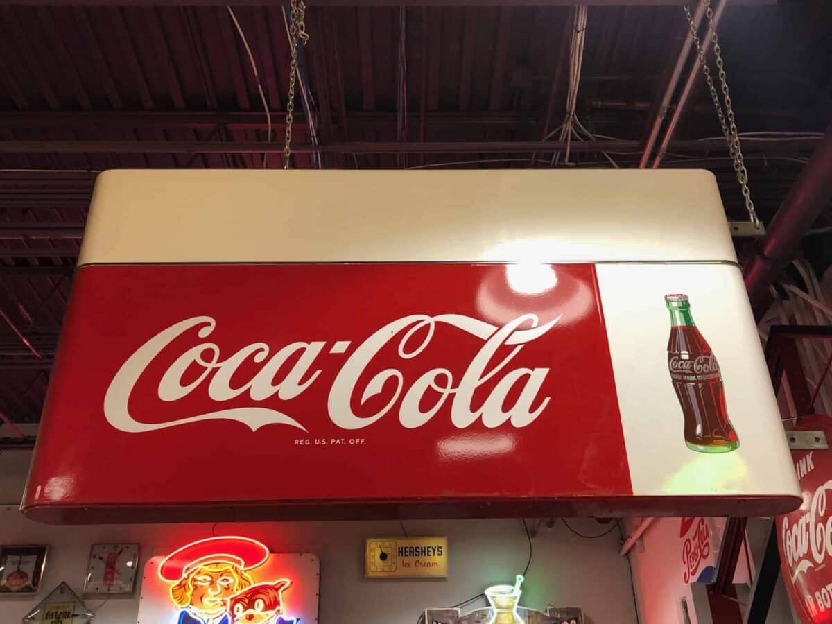 Coca-Cola Porcelain Sign