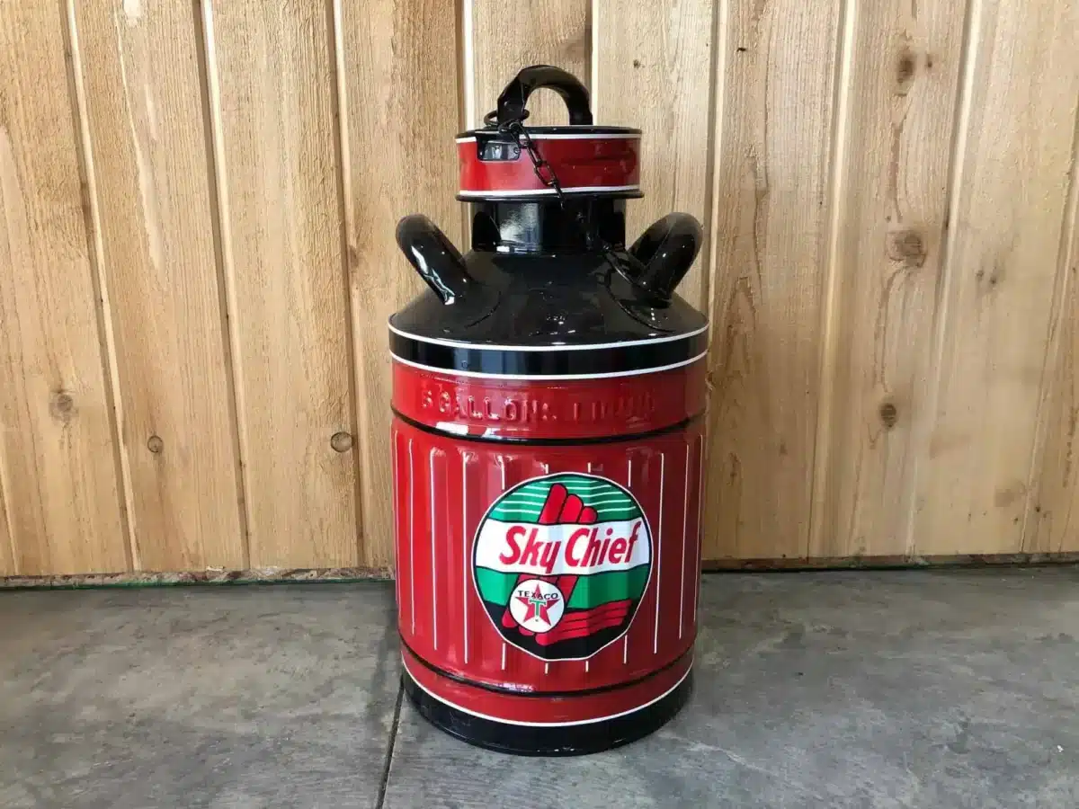 1920 Texaco Sky Chief Restored 5 Gallon Can