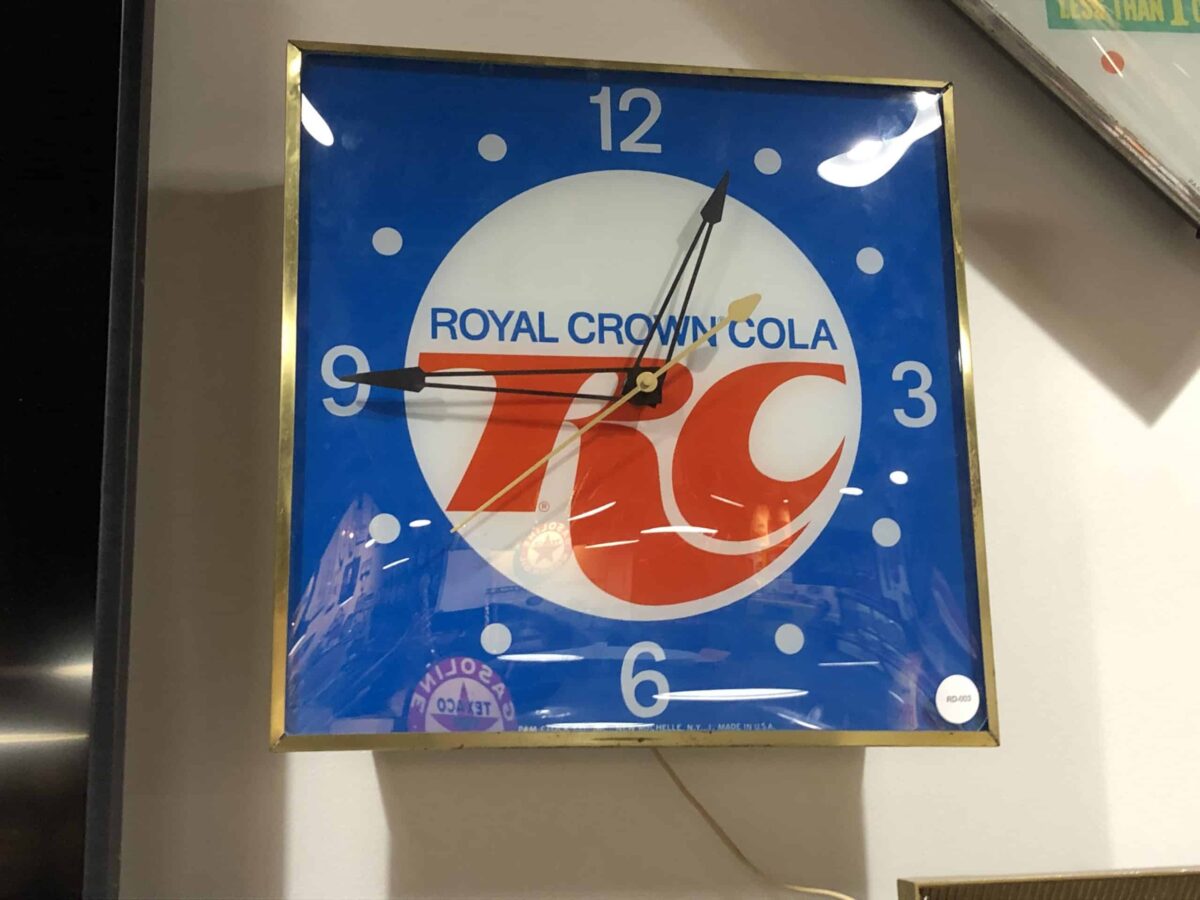 RC Cola Lighted Clock