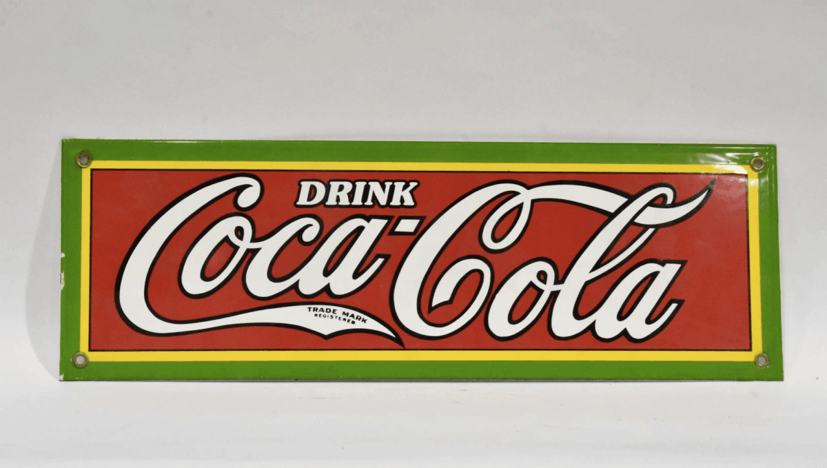 Coca-Cola Porcelain Sign