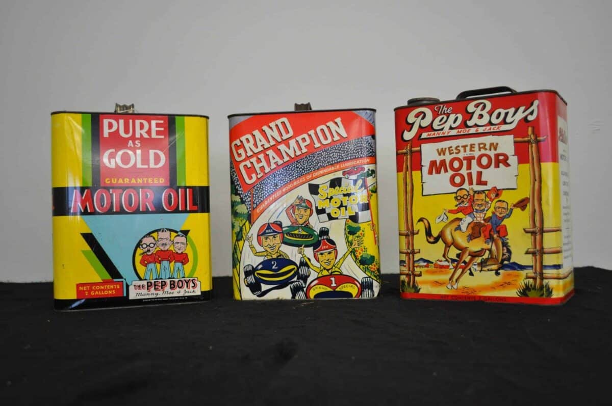 Pep Boys 2 Gallon Oil Cans
