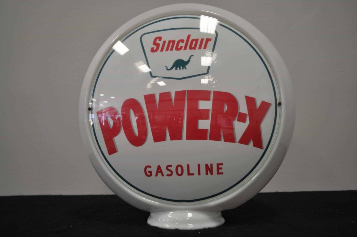 Sinclair Dinosaur Power-X Glass Globe