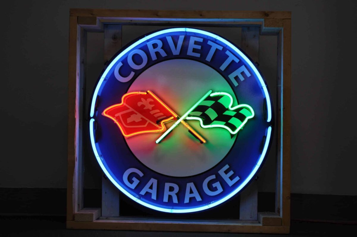 Corevette Garage Neon