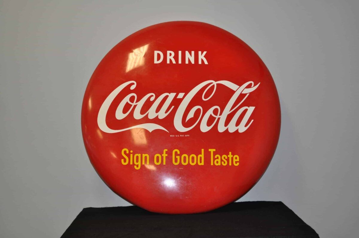 Coca-Cola Tin Button